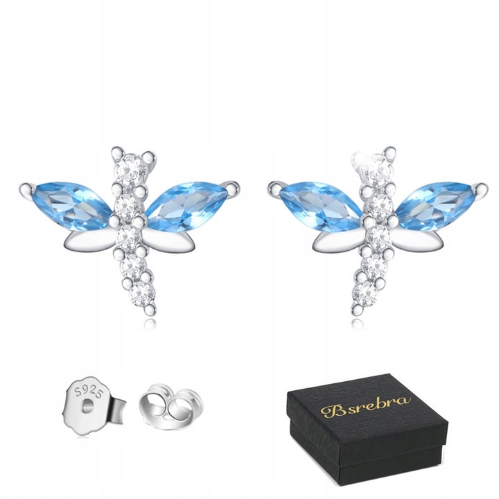 Cercei din argint 925, 8mmx10mm