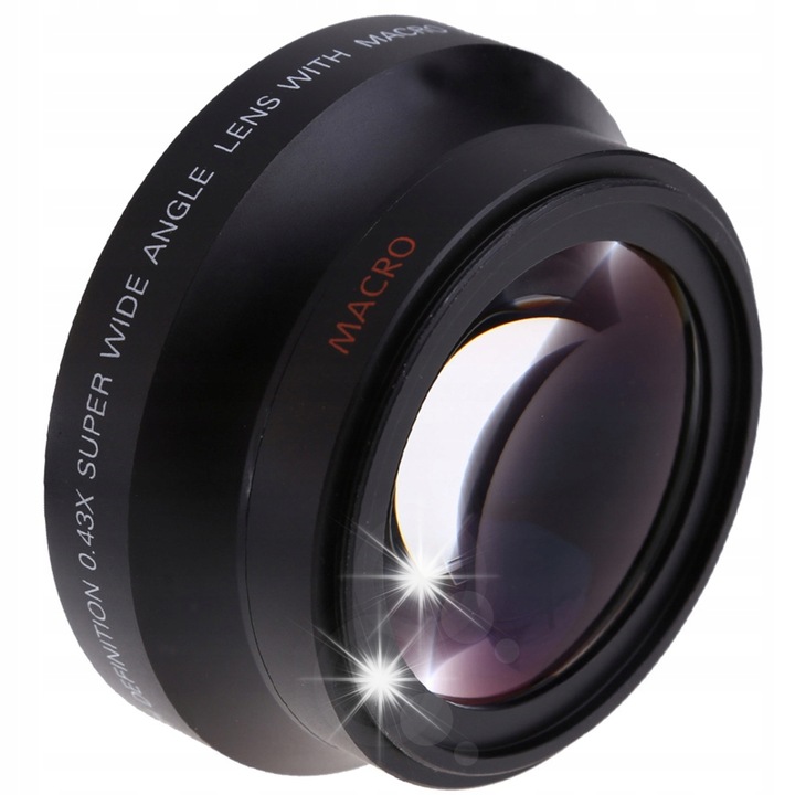 Obiectiv macro cu unghi larg 58mm, pentru Canon si Nikon