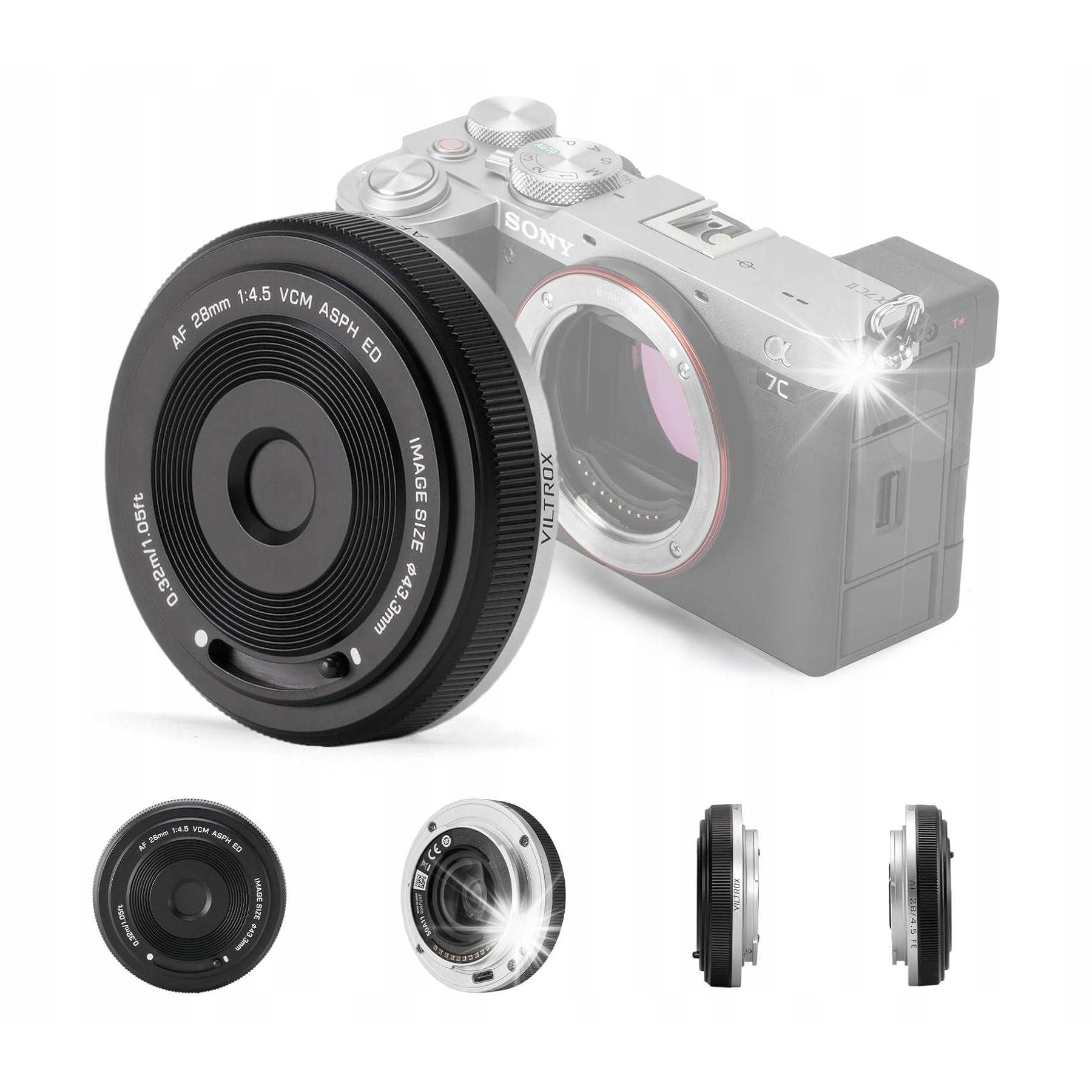 Obiectiv Viltrox 28mm F4.5 E-Mount Auto Focus, pentru Sony - eMAG.ro