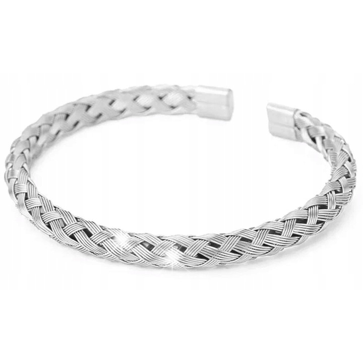 Bratara unisex, Lovrin, 20cm, argintiu