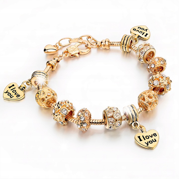 Bratara dama aurie, 18-23cm