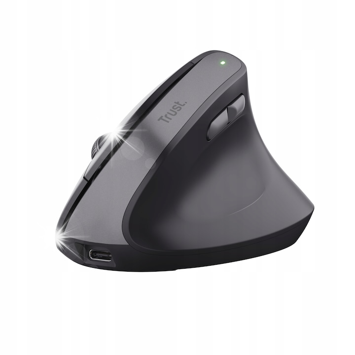 Mysca verticala wireless cu acumulator, 800-2400 DPI, 7,7x12x7,3cm, 115g