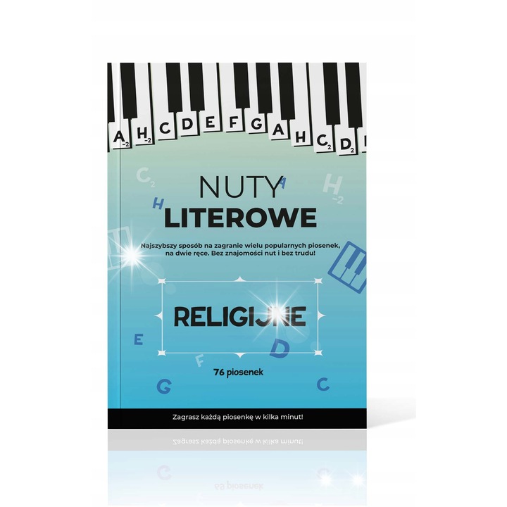 Religijne Nuty Na Pianino Łatwe Nuty Literowe Książka Z Nutami