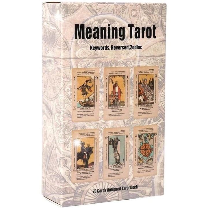 Meaning Tarot, Karty Tarota pentru incepatori, 78 carti