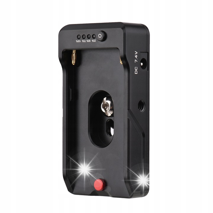 Адаптерна платка за батерии NP-F, изходи DC 12V и 7.4V, черна, 9.5x4.7x4см