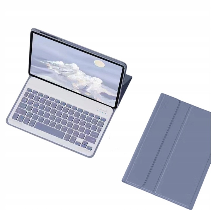 Husa cu tastatura pentru Lenovo Tab P11 2 Gen, wireless, 11,5 inch, mov