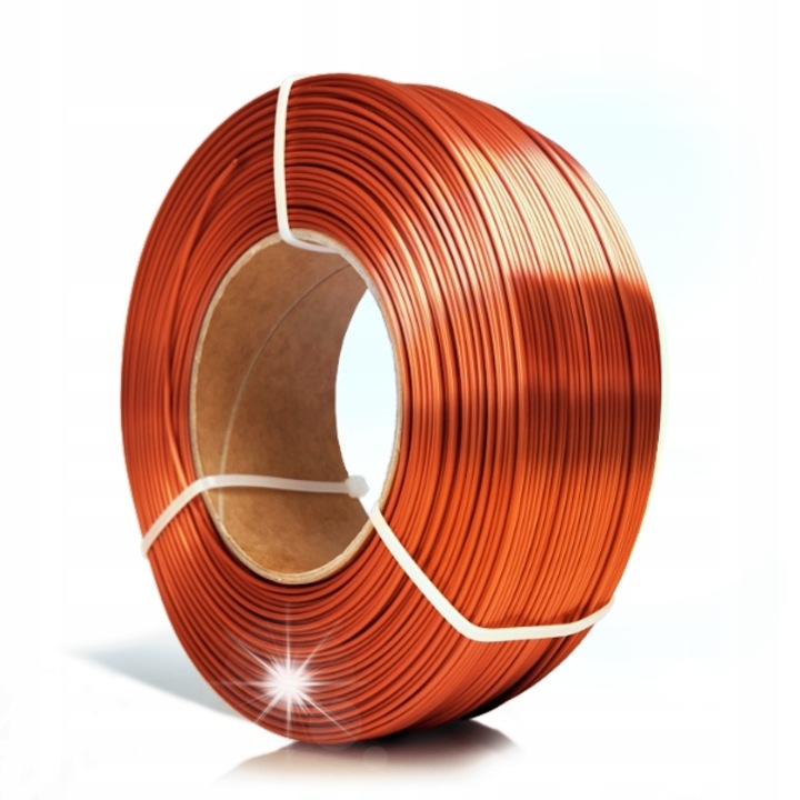 Filament 3D PLA-Silk Rosa, 1,75mm, 1kg, cu aspect de cupru, biodegradabil, fara miros