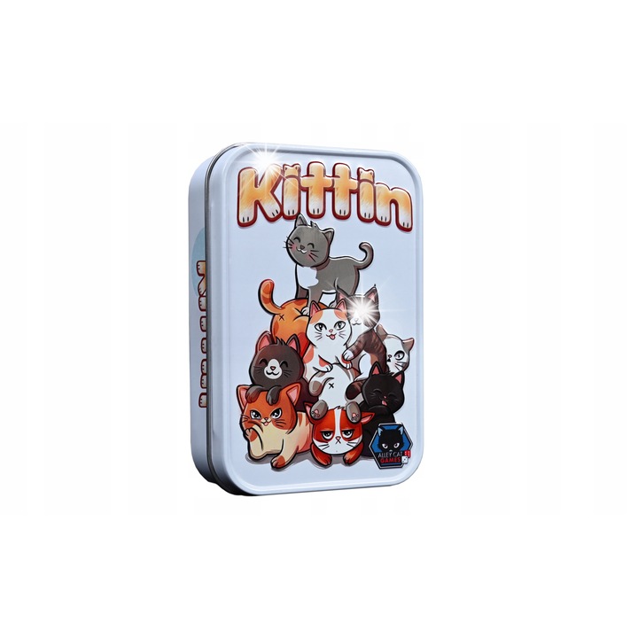 Kittin családi társasjáték, 48 fa figura, 6 szín, 2-8 játékos, 6+ év