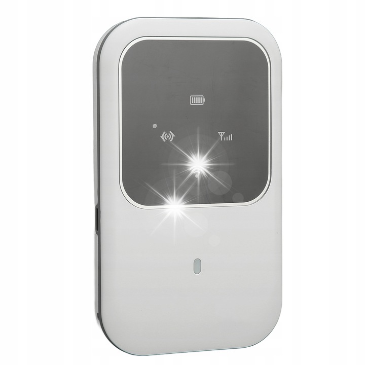 WiFi 4G рутер M80, 2400mAh, бял, пълен комплект