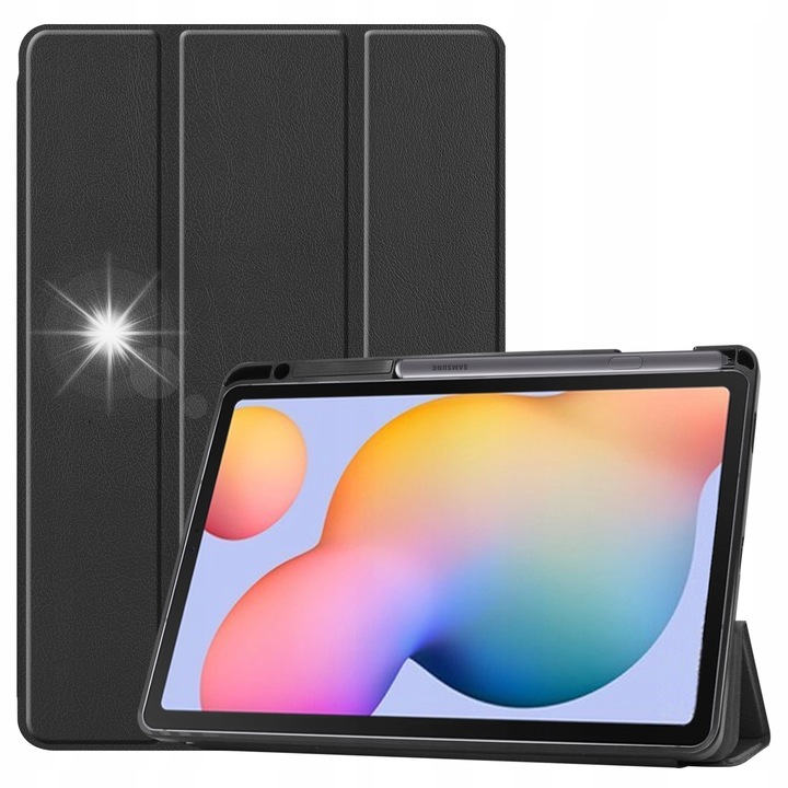 Husa tableta pentru Samsung Tab S6 Lite 10.4, loc pentru stylus, eco, poliweglan