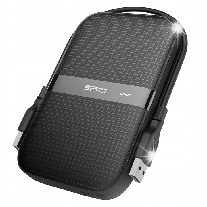 Външен твърд диск 2TB, Armor A60, USB 3.2 Gen 1, удароустойчив, 2.5" черен, комплект