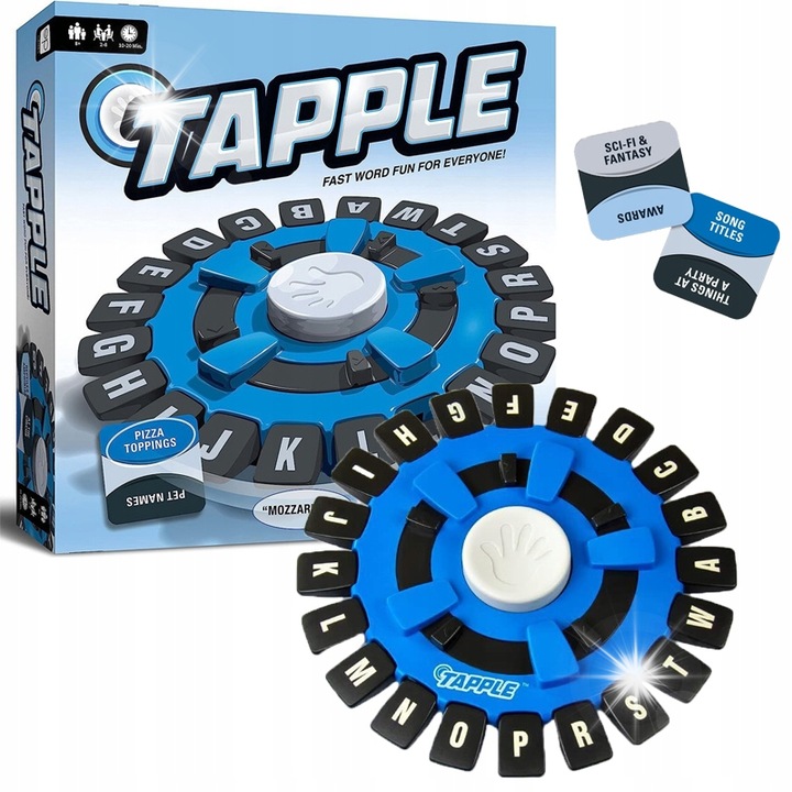 Tapple szójáték, 36 kártya, 25x8cm