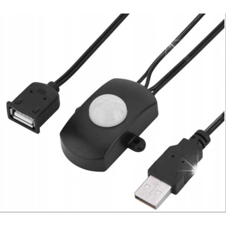 Kit senzori miscare PIR 6V-24 DC, 5-7M, 5,5x2,1cm, set 2 bucati