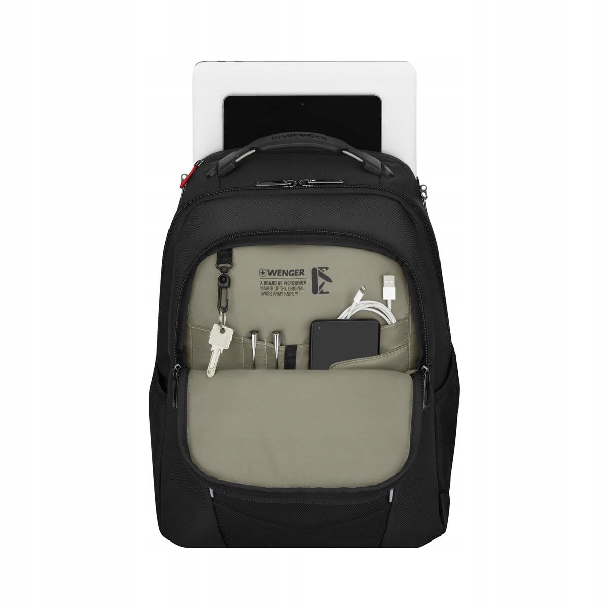 Rucsac laptop 15,6" Wenger Altair, 2 compartimente, negru, 44x32x21cm