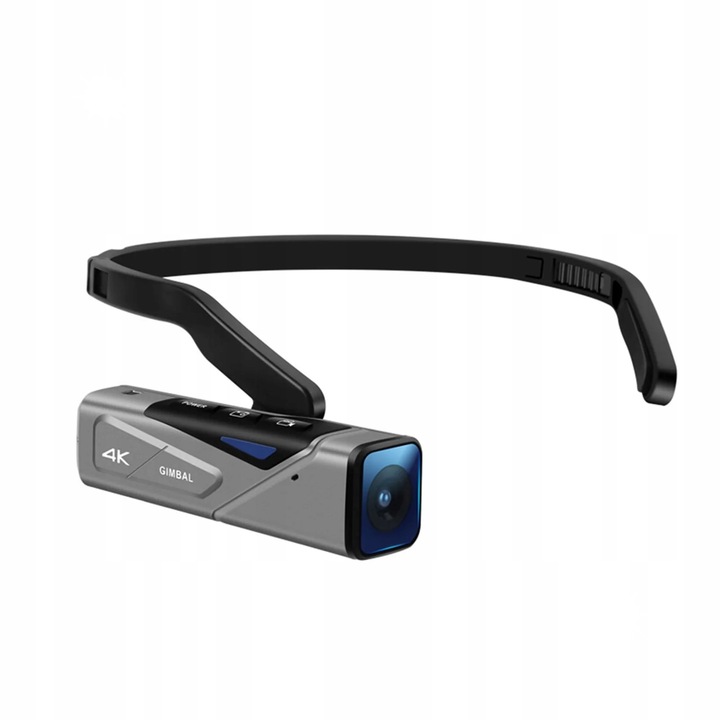 Camera video 4K cu autofocus, montare pe cap, 120 grade, set cu telecomanda, 64G MicroSDXC