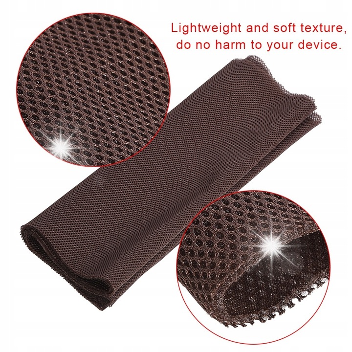 Hangszóró védőháló, 1,4x0,5m, barna, nagy és színpadi hangszórókhoz