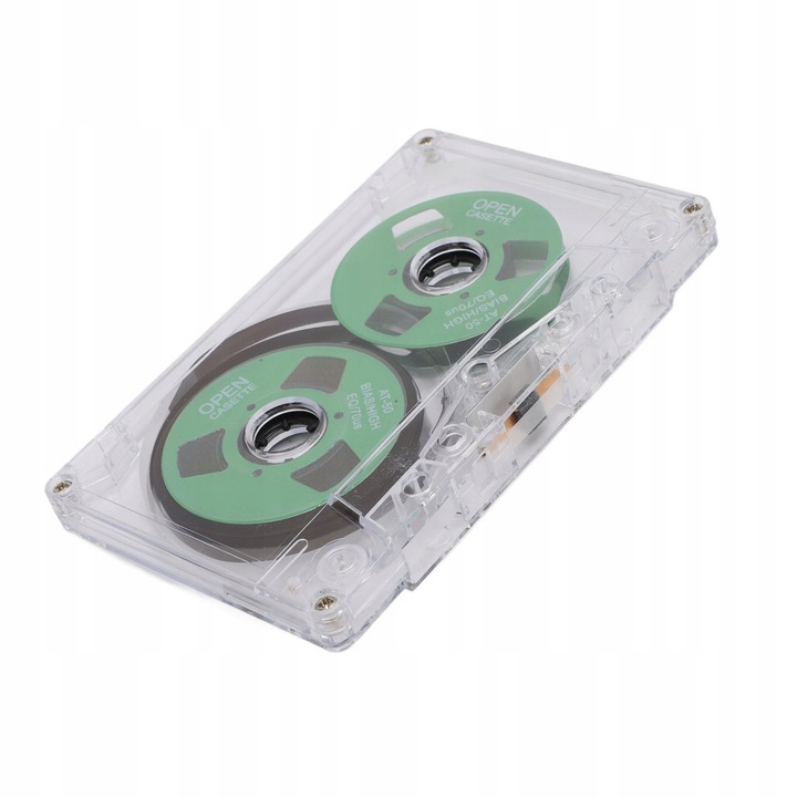 Caseta magnetica goala, 50 minute, cu carcasa transparenta, pentru inregistrare sunet