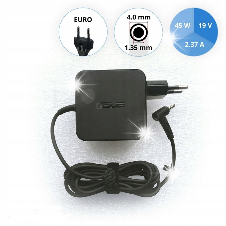 ASUS laptop töltő 45W 19V 4,0x1,35mm
