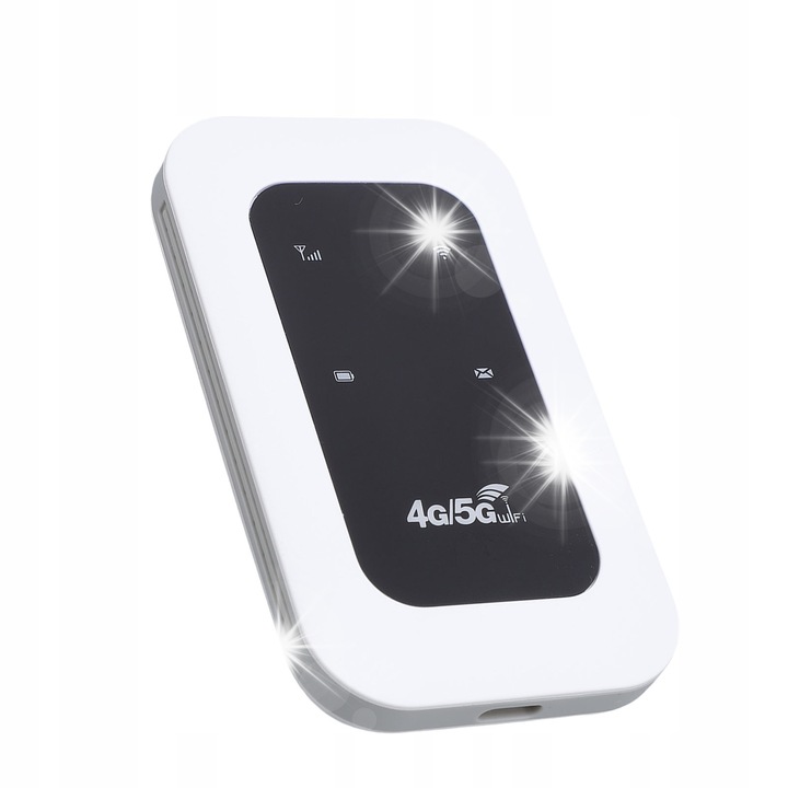 Router mobil 4G 5G, 300Mbps, 2100mAh, na karta SIM