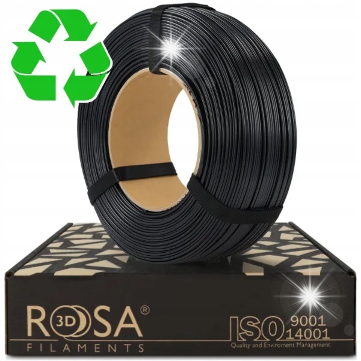 Filament 3D Utántöltő R-PET-G Impact 1,75mm fekete 1000g