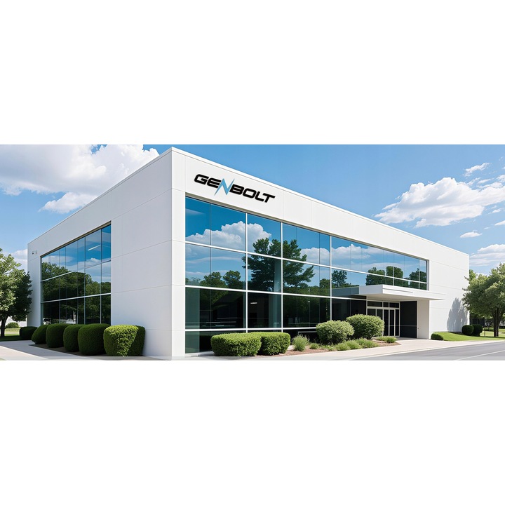 Camera de supraveghere IP WiFi GENBOLT 2K, 3MP, rotativa, zoom 4x, alb, cu baterie