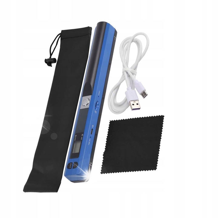 Skaner portabil USB, 900x900 DPI, 26x3x2,5cm, set complet