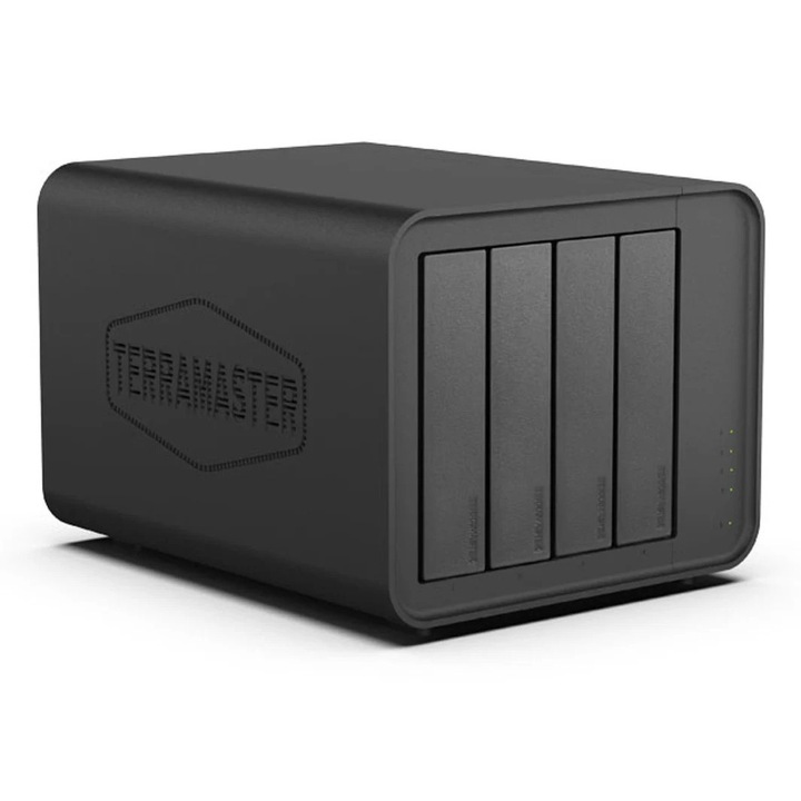 Carcasa pentru hard disk-uri TerraMaster D8 Hybrid, negru, 179x154x222mm