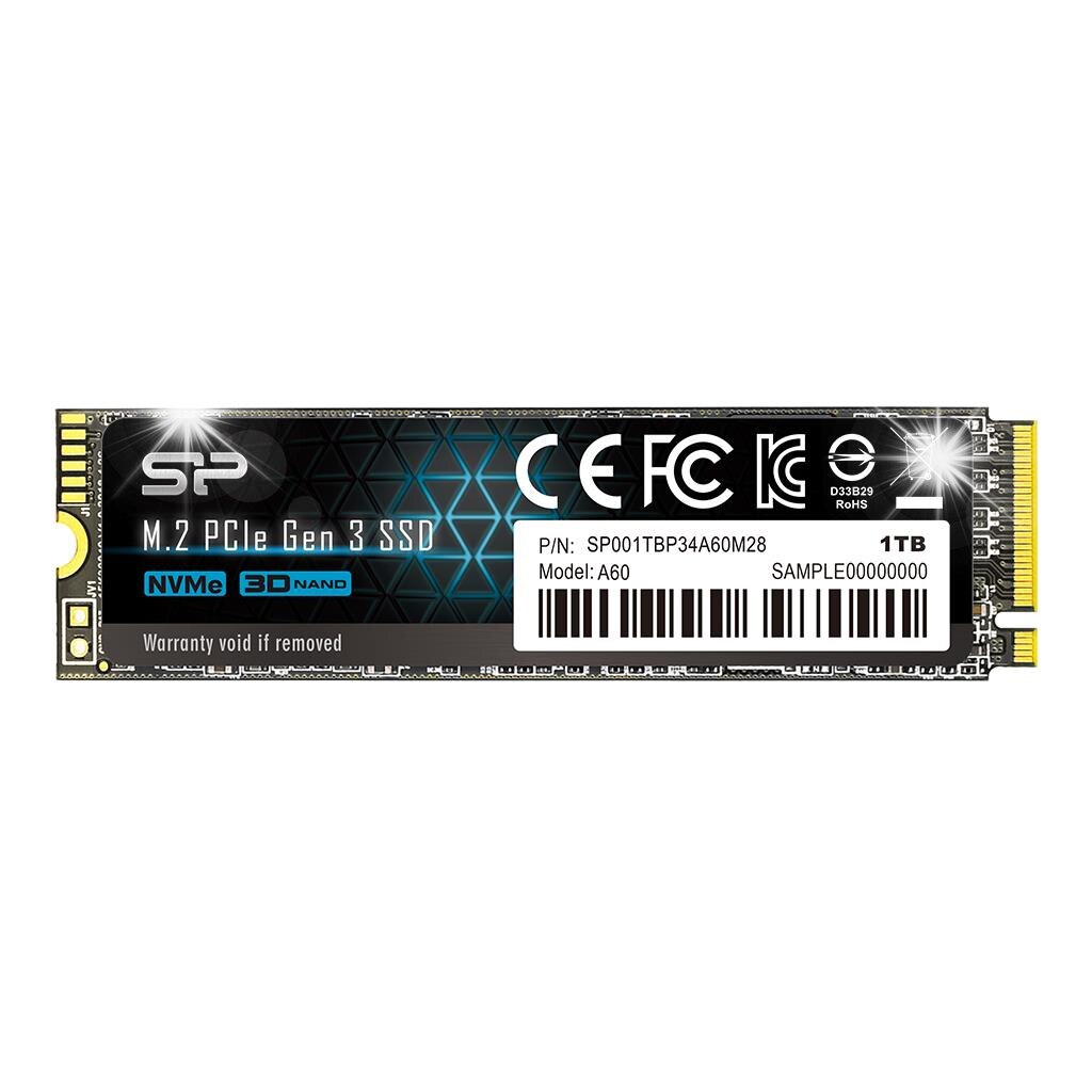Dysk SSD 1TB PCIe M.2 NVMe P34A60, viteze 2200/1600 MB/s, 2TB