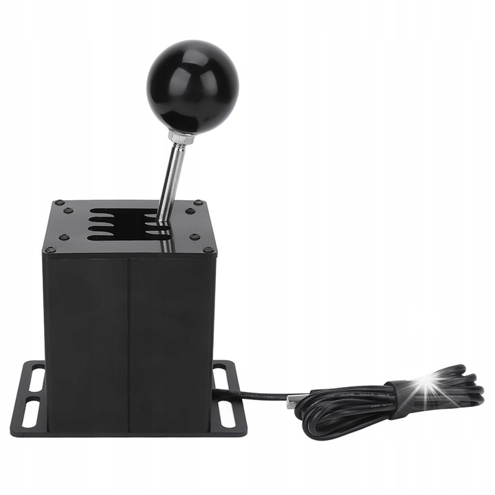 USB 7+R sebességváltó szimulátor, Logitech G29 G27 G25 G920 kompatibilis, fekete, 140cm