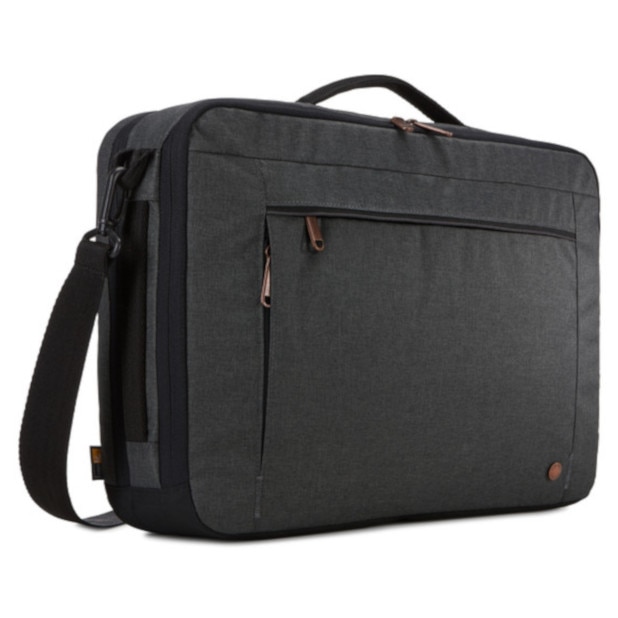 Geanta laptop Case Logic Era Hybrid 15.6", neagra, 2 in 1, compartiment pentru tableta 10.5"