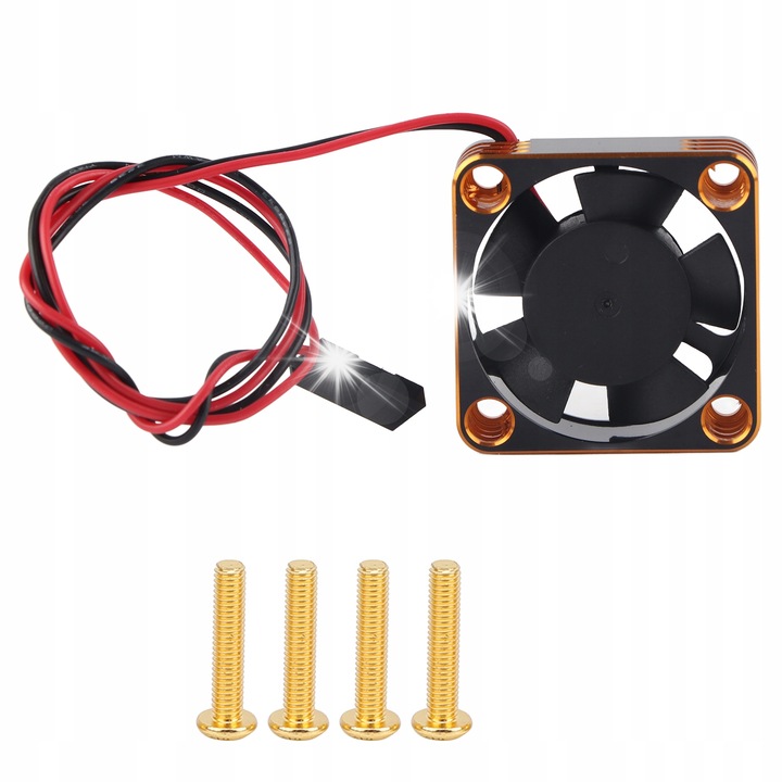 Ventilátor PC 30x30mm, 28000RPM, többszínű, 4 csavarral