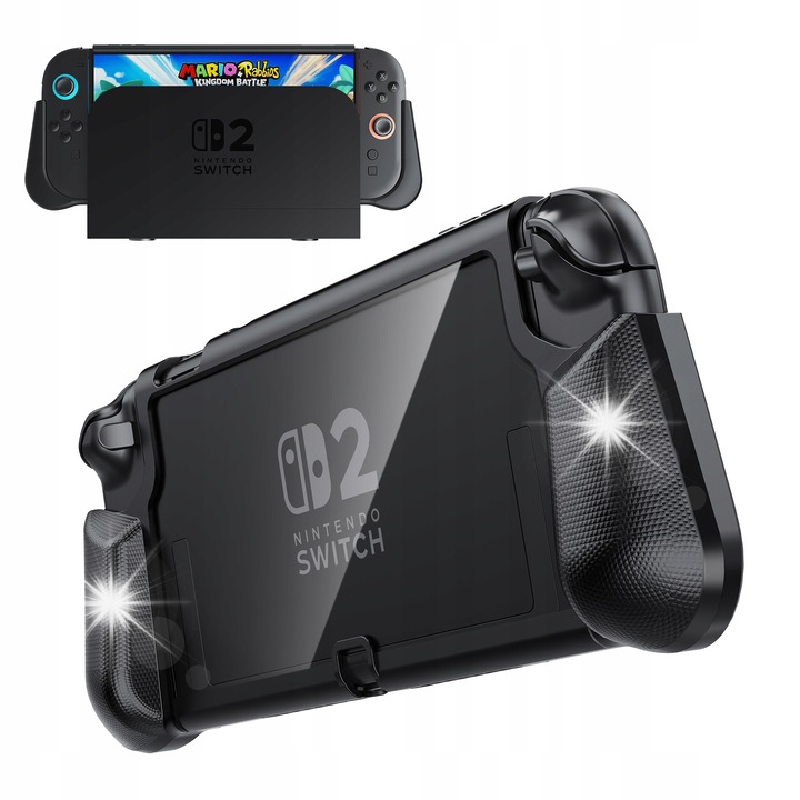 Etui PZOZ pentru Nintendo SWITCH2, slim, protectie, negru