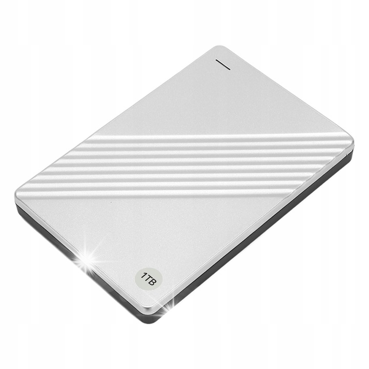 Външен твърд диск 1TB 2,5", USB 3.0, алуминиев, комплект с USB кабел