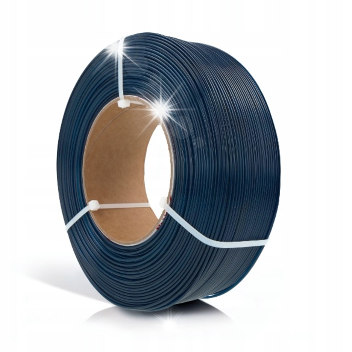 Filament PET-G Standard 1,75mm, 1kg, szagtalan, sötétkék, újrahasználható készlet