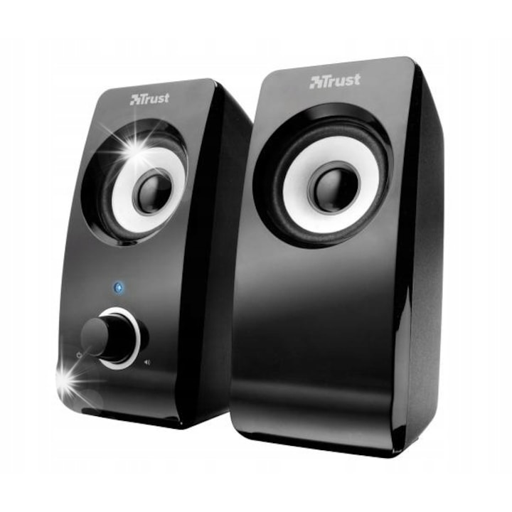 Set boxe PC Trust Remo 2.0, 16W, negru, alimentare USB