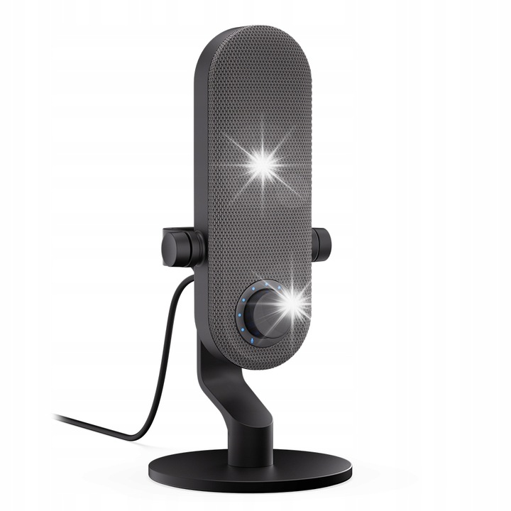 Microfon USB KRUX, panel inlocuibil, control volum, USB-C