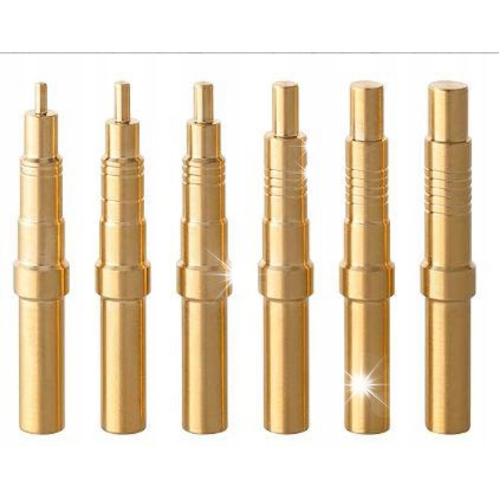 Set de 6 prajini pentru infiletare M2, M2.5, M3, M4, M5, M6, din aliaj de bronz, conductivitate termica buna