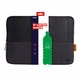 Geanta laptop Trust, 16 inch, neagra, dimensiuni 40x28,5x2,5cm, material reciclat
