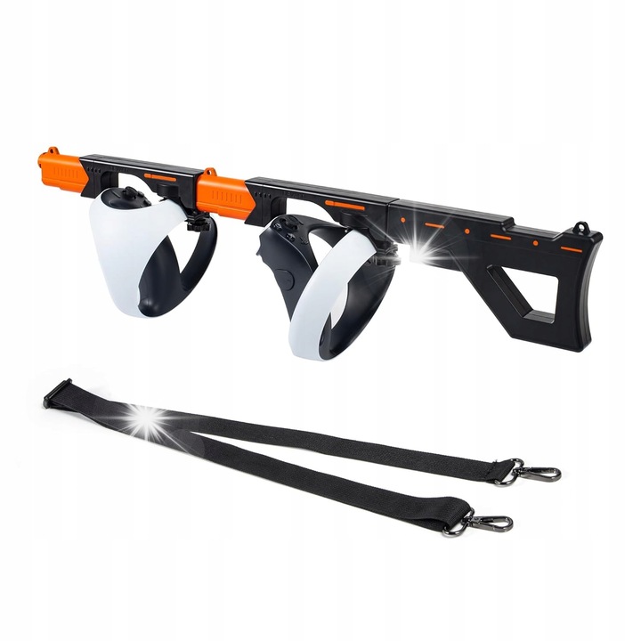 Pistol VR magnetic 3 in 1 pentru PlayStation VR2, negru, curea ajustabila