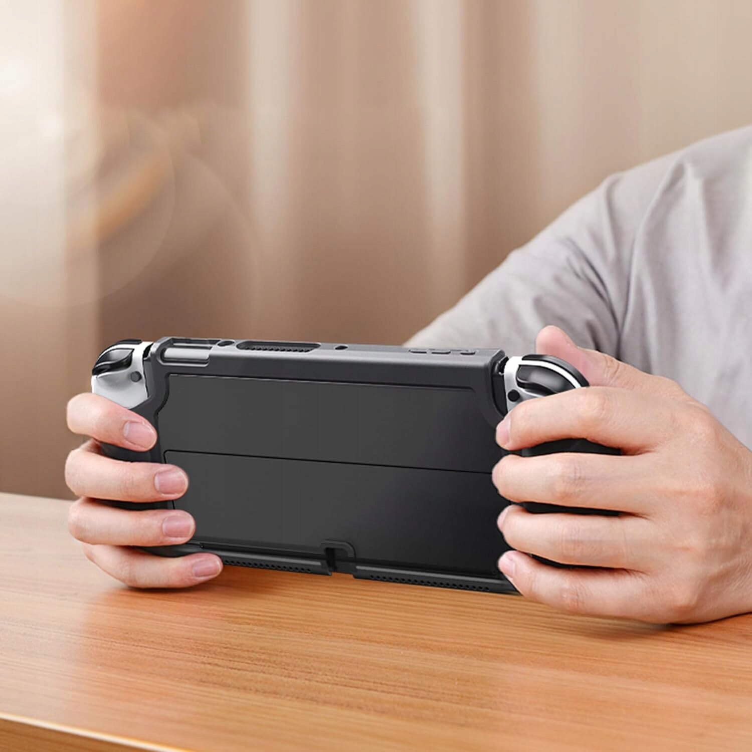 Daszek anti-reflexie pentru Nintendo Switch, albastru, material