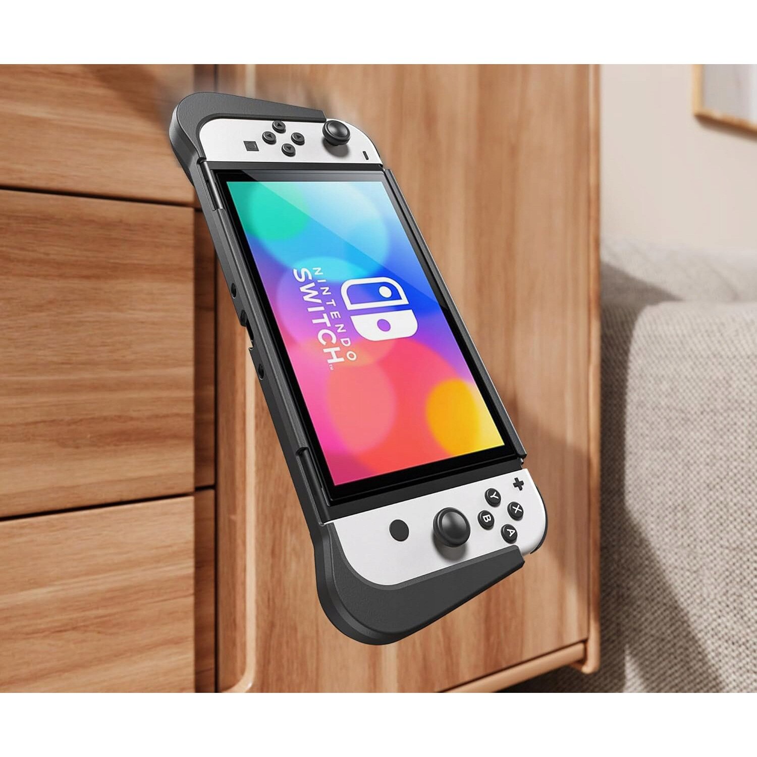 Daszek anti-reflexie pentru Nintendo Switch, albastru, material