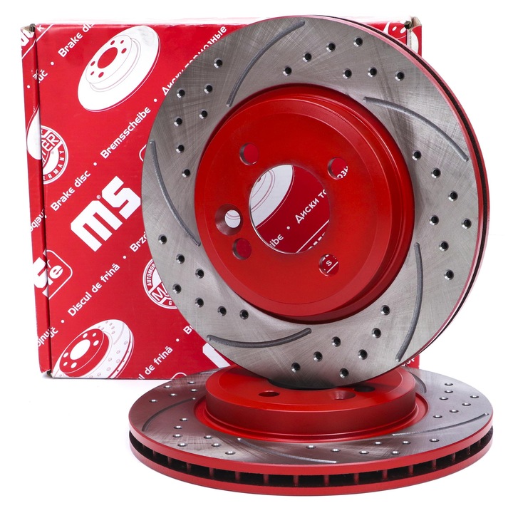 Első féktárcsa készlet 2 darab Master-Sport Germany MINI (R50, R53) Cabriolet (R52) modellekhez