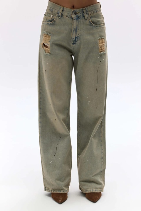 Blugi dama HiCCUP, Verde salvie