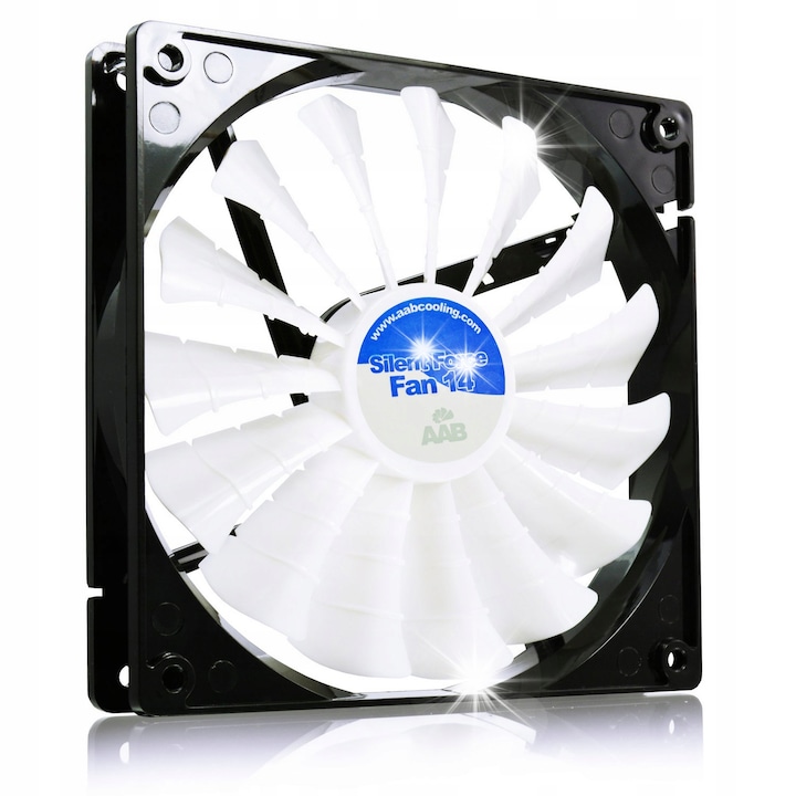 Ventilator PC AABCOOLING Silent Force 14, 140x140x25mm, 100m3/h, 8,6dB, set cu 4 suruburi si 4 suporturi antivibratii
