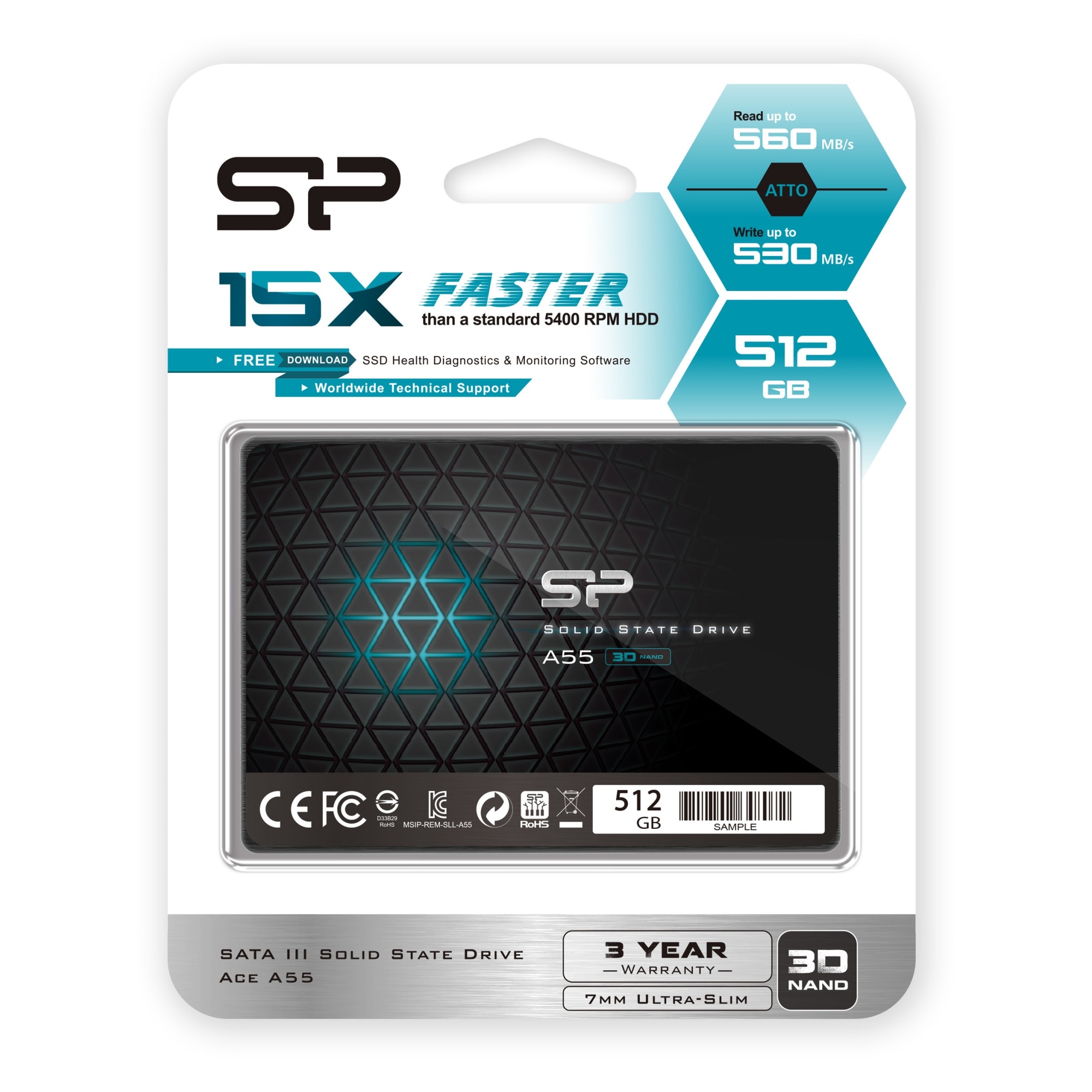 Dysk SSD 512GB 2,5