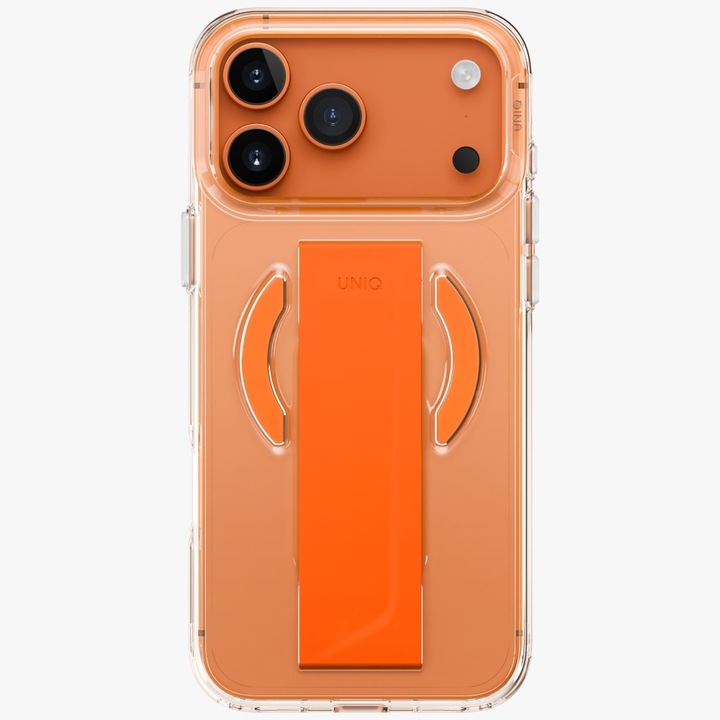 Carcasa Uniq Heldro Air cu MagClick compatibila cu iPhone 17 Pro Max, Portocaliu