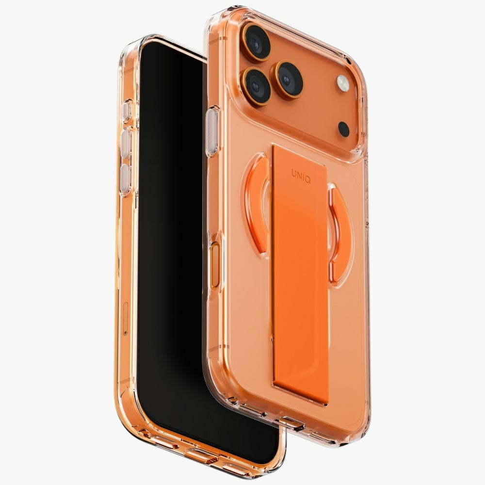 Carcasa Uniq Heldro Air cu MagClick compatibila cu iPhone 17 Pro Max, Portocaliu