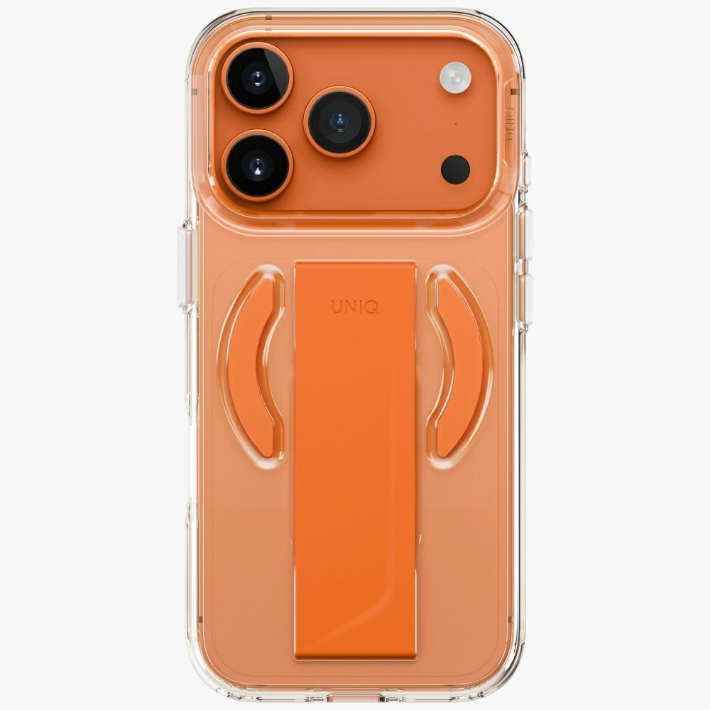 Carcasa Uniq Heldro Air cu MagClick compatibila cu iPhone 17 Pro, Portocaliu