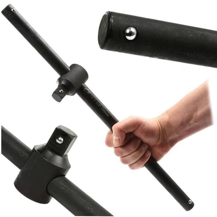 Cheie tubulara tip T 3/4" 500mm, otel Cr-V, pentru sarcini grele