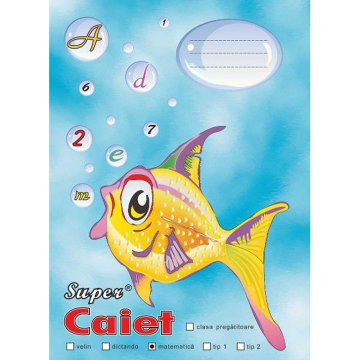 Caiet Pestisorul A5 matematica 48 file color